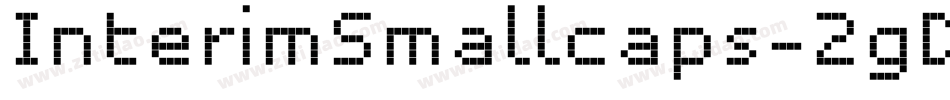 InterimSmallcaps-2gD8字体转换