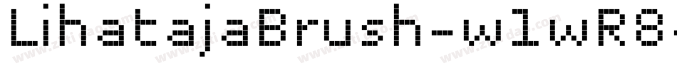 LihatajaBrush-w1wR8字体转换