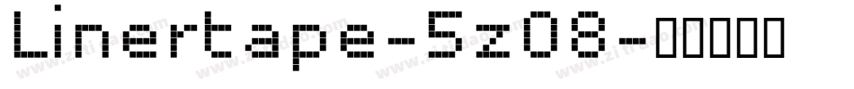 Linertape-5zO8字体转换