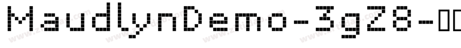 MaudlynDemo-3gZ8字体转换