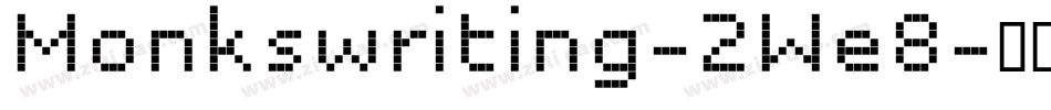 Monkswriting-2We8字体转换