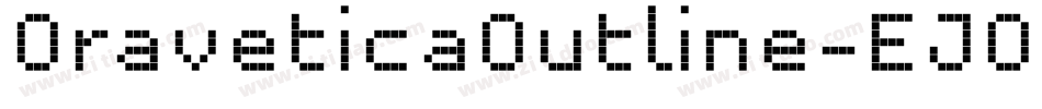OraveticaOutline-EJO8字体转换