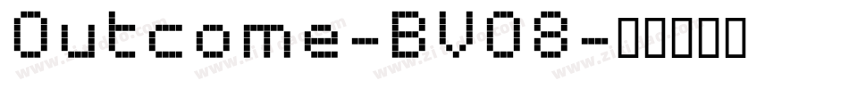 Outcome-BVO8字体转换