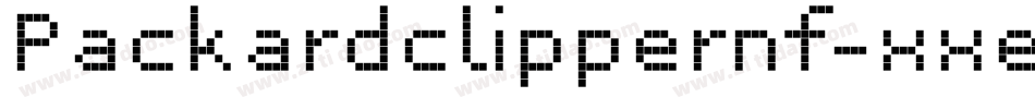 Packardclippernf-xxe8字体转换