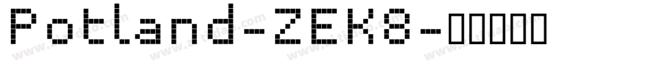 Potland-ZEK8字体转换