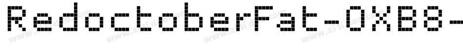 RedoctoberFat-OXB8字体转换