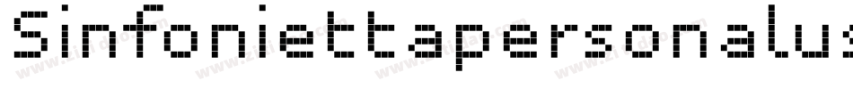 Sinfoniettapersonaluseonly-w1lA8字体转换