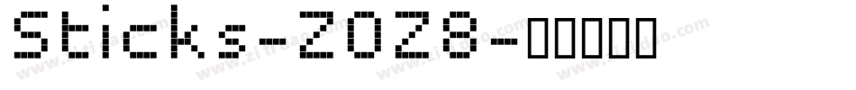 Sticks-ZOZ8字体转换