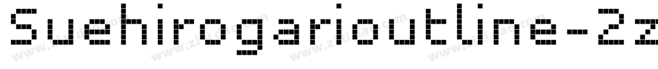 Suehirogarioutline-2z8字体转换
