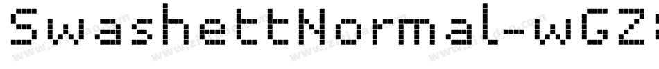 SwashettNormal-wGZ8字体转换