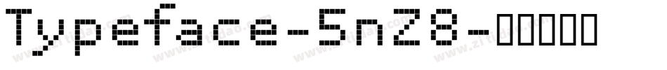 Typeface-5nZ8字体转换