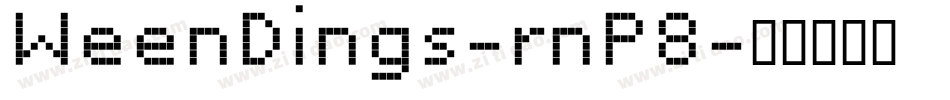 WeenDings-rnP8字体转换