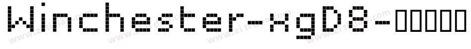 Winchester-xgD8字体转换