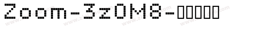 Zoom-3zOM8字体转换