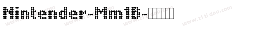 Nintender-Mm1B字体转换
