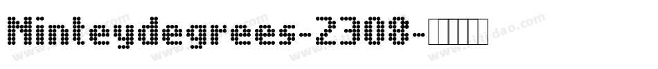 Ninteydegrees-2308字体转换
