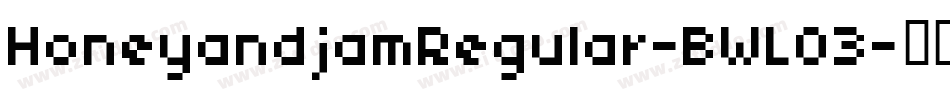 HoneyandjamRegular-BWL03字体转换