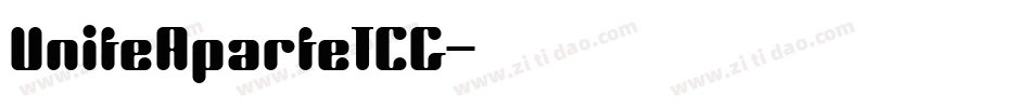 UniteAparteICG字体转换
