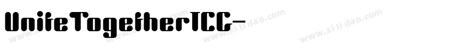 UniteTogetherICG字体转换