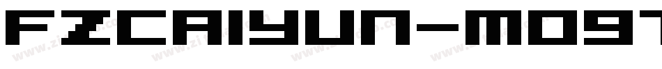 FZCaiYun-M09T字体转换