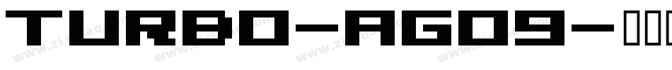 Turbo-aG09字体转换