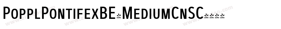 PopplPontifexBE-MediumCnSC字体转换