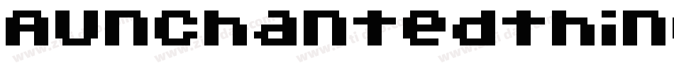 Aunchantedthinexpandedoblique-m11m字体转换
