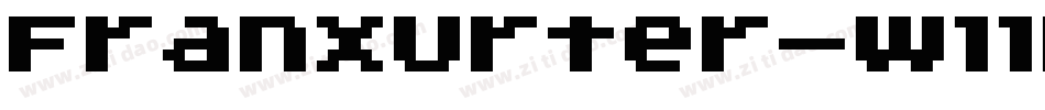 Franxurter-w11D9字体转换