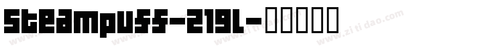 Steampuff-z19L字体转换