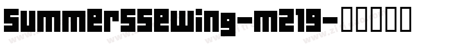 SummersSewing-mZ19字体转换