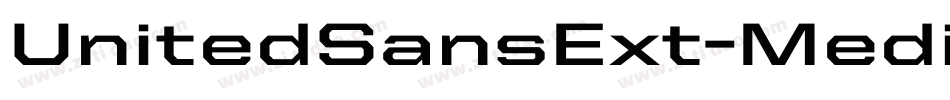 UnitedSansExt-Medium字体转换