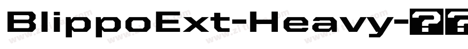 BlippoExt-Heavy字体转换