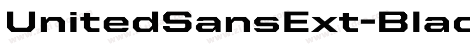 UnitedSansExt-Black字体转换