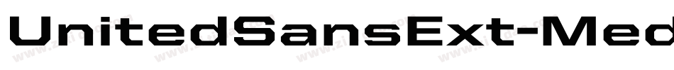 UnitedSansExt-Medium字体转换