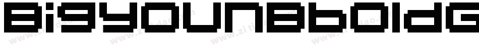 BigYounBboldGB20字体转换