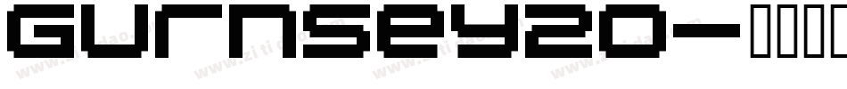 Gurnsey20字体转换