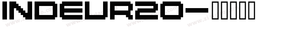 INDEVR20字体转换