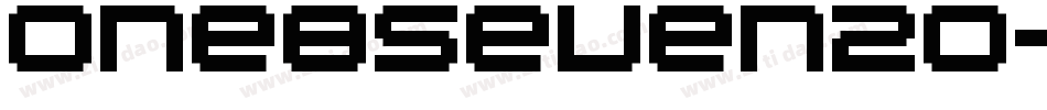 One8seven20-Xqxo字体转换