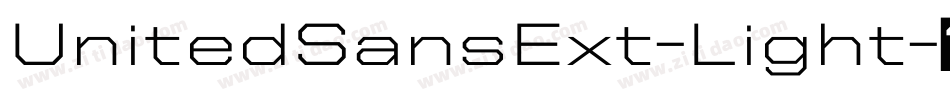 UnitedSansExt-Light字体转换