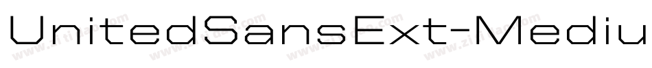 UnitedSansExt-Medium字体转换