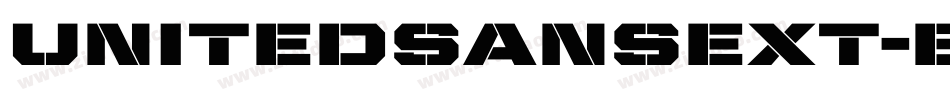 UnitedSansExt-Black字体转换
