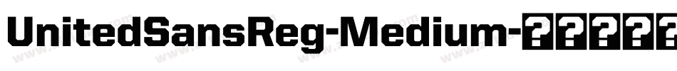 UnitedSansReg-Medium字体转换