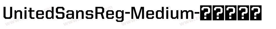 UnitedSansReg-Medium字体转换
