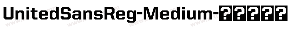 UnitedSansReg-Medium字体转换