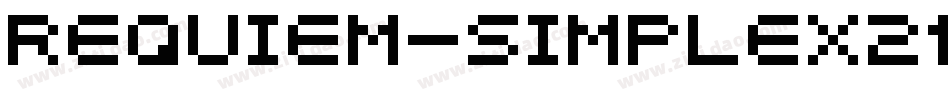 REQUIEM-SIMPLEX21字体转换
