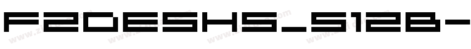 FZDESHS_512B字体转换