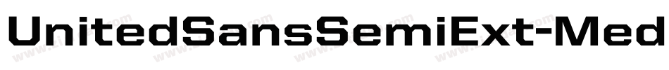 UnitedSansSemiExt-Medium字体转换