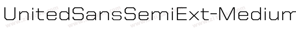 UnitedSansSemiExt-Medium字体转换