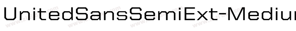 UnitedSansSemiExt-Medium字体转换