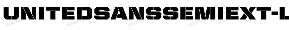 UnitedSansSemiExt-Light字体转换